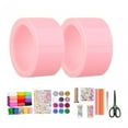 thumbnail image 2 of tredstone Bande 1/2/3 Classe Double Face Pack Solide et Fiable de 5 Rouleaux Rose 2 w Outils Complets 1 Pc, 2 of 6