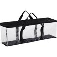 thumbnail image 1 of Bolsas de almacenamiento de DVD, hasta bolsas de almacenamiento transparentes de PVC Bolsas de mano para libros Gran capacidad Convenientes bolsas de almacenamiento para CD resistentes a la humedad Bolsas de almacenamiento ER, 1 of 5