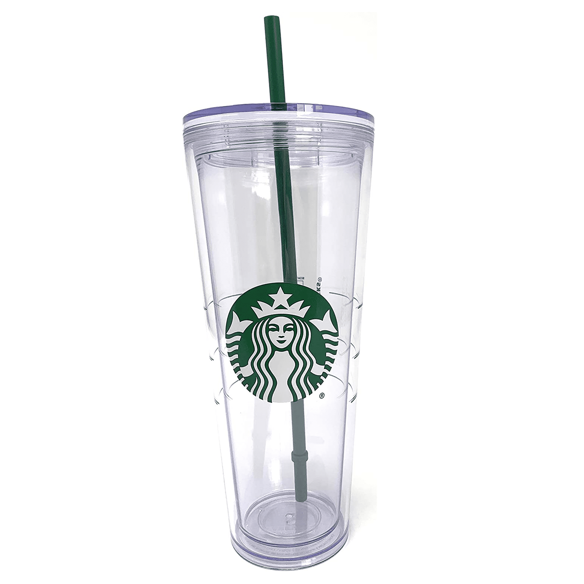 Starbucks Clear Logo Cold Cup Tumbler Venti 24 oz SAME DAY SHIPPING 