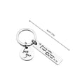 thumbnail image 4 of Speravity Llaveros Portable Drive Safe Letter Colgantes colgantes de personalidad Llavero tallado a mano para novios Marido Padre Suministros Automoción decorativa y accesorios, 4 of 6
