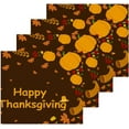 thumbnail image 2 of SKYSONIC Thanksgiving Washcloths Set of 2, Highly Absorbent Soft Cotton Fingertip Towels for Bathroom, Kitchen, Gym, Spa, Home Decor, 12 x 12 Inch, 2 of 7