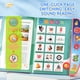 thumbnail image 4 of Libro interactivo hablado en inglés para niños | Audiolibro preescolar con sonido y colores | Juguete de aprendizaje temprano para aprender el abecedario, los animales y los números | Regalo educati, 4 of 5