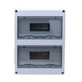 thumbnail image 1 of Surface-Mounted Junction Box 2 Rows 24 Circuits Plastic Outdoor Electrical Waterproof Distribution Box Switch Box, 1 of 10
