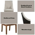 thumbnail image 6 of ACME Gilsea Side Chair (Set-2) in Fabric & Brown Synthetic Leather & Brown, 6 of 8