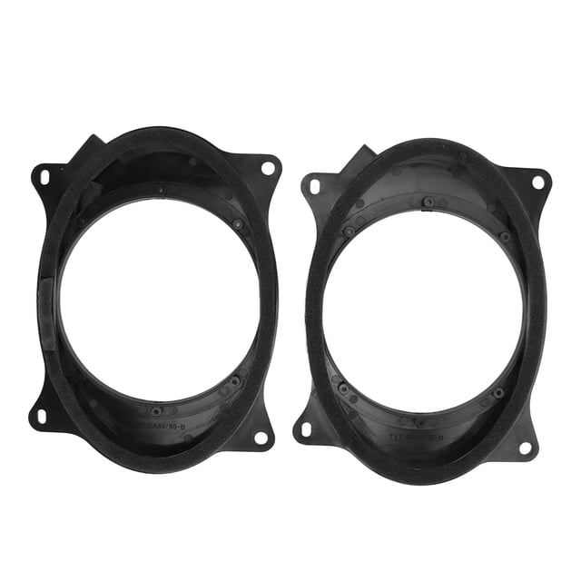 Bague de Support d'Adaptateur de Haut-Parleur de Porte, Résistant à l'Usure Adaptateur de Haut-Parleur 6,5 Pouces Non Décolorant Installation Simple 2 Pcs avec Faisceau à 2 Fils pour Voiture 6X9,8X10