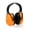 Fluorecent Orange, variant on LYSIAN Foldable Hearing Protection Earmuffs, 31dB SNR Noise Reduction, Adjustable Adult Ear Muffs for Shooting, Workshop, Mowing & Loud Events, One Size, Fluorescent Orange