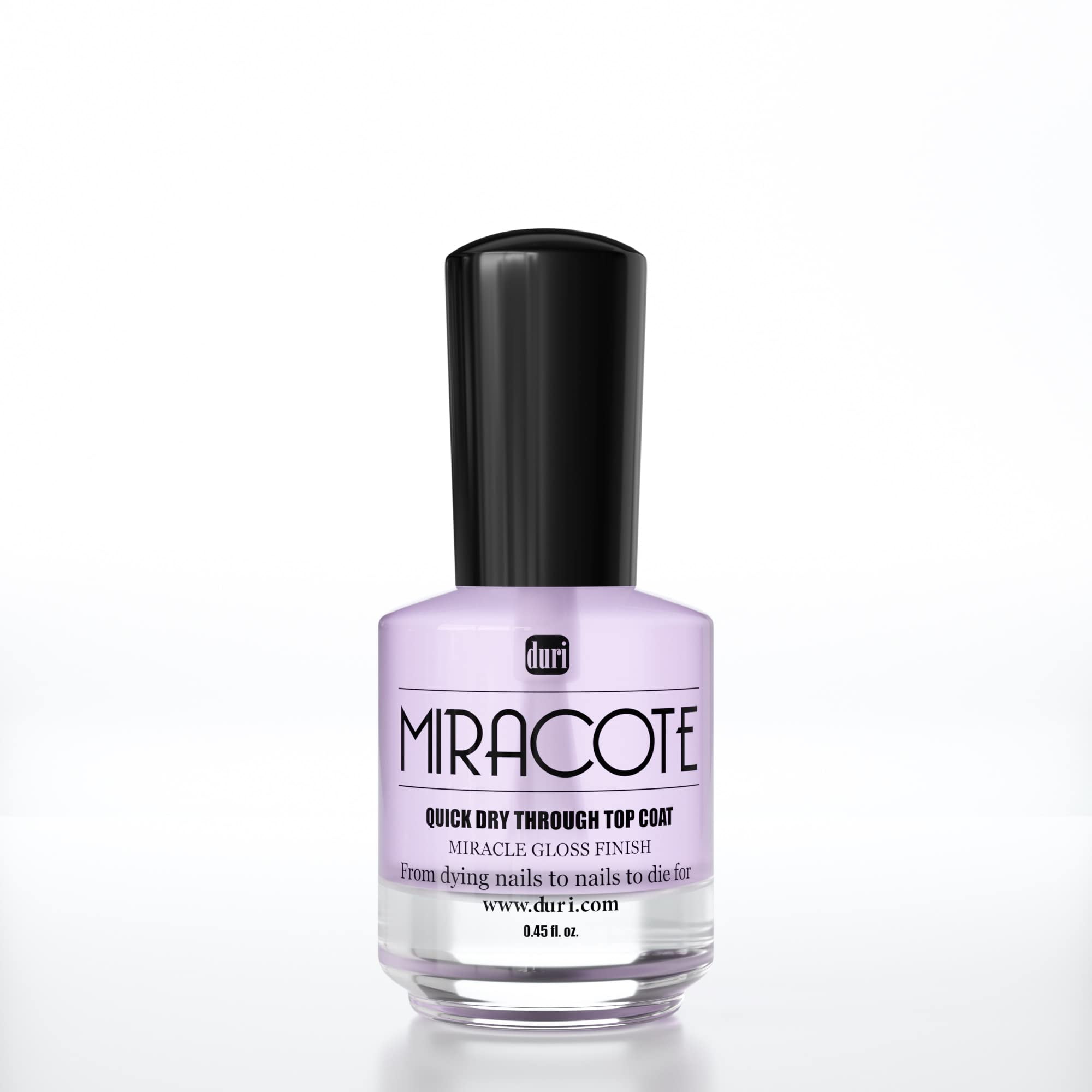 duri Miracote Quick Dry Through Top Coat for Miracle Gloss Finish, None