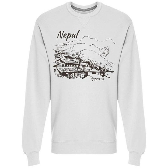 Nepal Annapurna Circuit Sweatshirt Men -Image by Shutterstock, Male Small