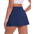 thumbnail image 3 of Cekizud Skorts for Women High Waist Yoga Skirt with Pockets Athletic Workout,Sizes XS-XL, 3 of 4