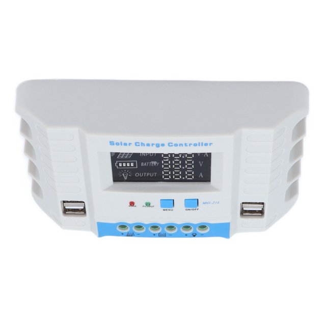Controlador De Carga Solar, Controlador De Carga Resistencia A Bajas Temperaturas Pantalla LCD ABS Duradera Para Ajustar La Potencia ANGGREK IF1013