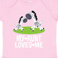 thumbnail image 4 of Inktastic My Aunt Loves Me Zebra Zoo Animal Boys or Girls Baby Bodysuit, 4 of 5