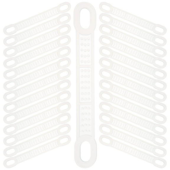 SOPOTUTU 50Pcs Clear Silicone Coat Hanger Grips ps to Prevent Clothes from Slipping Off