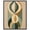 Black Frame, variant on Shield of color Canvas Modern Midcentury by Art Remedy, Silver Frame, 20" x 24"