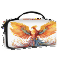 thumbnail image 2 of Herdesigns Phoenix Animals Carrying Case for Nintendo Switch OLED Model 2021 & Switch 2017 with 20 Game Card Slots, Portable Travel Carry Case for Accessories and Console, 2 of 8