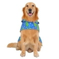thumbnail image 2 of HDE Dog Raincoat with Clear Hood Poncho Rain Jacket for Small Medium Large Dogs Dinosaurs L, 2 of 6