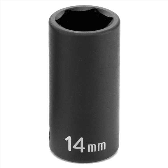 Grey Pneumatic 3/8" Drive x 14mm Semi-Deep Socket