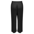 thumbnail image 5 of ManxiVoo Women's Ribbed Elastic Waist Athletic Wide Leg Pants Comfortable Jogging Trousers Casual Street Style Sporty Bottoms XXL Size Black, 5 of 5