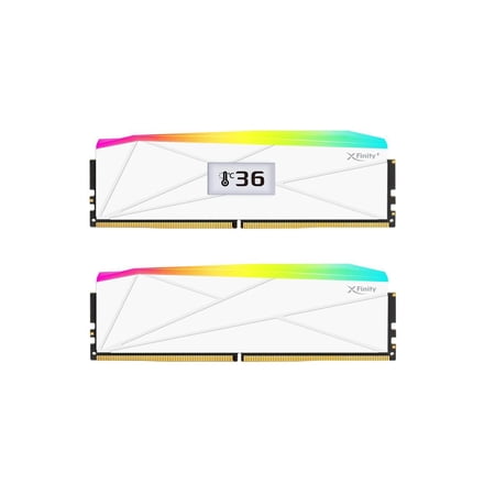 V-Color OTMXFAL1660830WWK 32GB DDR5 6000 Desktop Memory Kit OLED XFinity Plus RGB White
