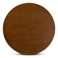 thumbnail image 7 of Baxton Studio Ela Modern and Contemporary Walnut Brown Finished 35-Inch-Wide Round Wood Dining Table, 7 of 7