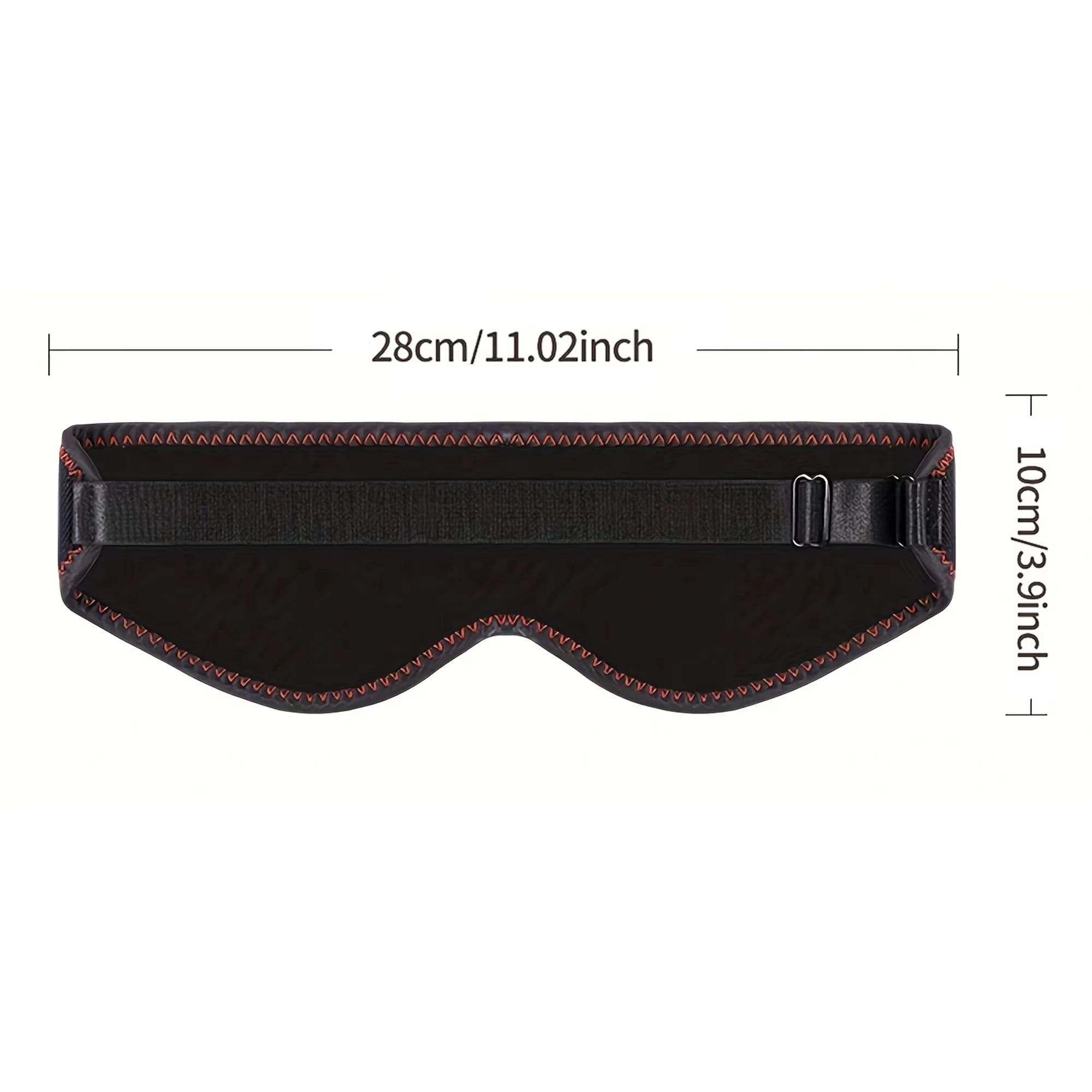 USB Heated Sleep Mask, Far Infrared Eye Warmer, 3 Heat Levels, Adjustable Blackout, Non-Vibrating