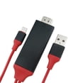 thumbnail image 2 of Wecast 1080P Hdmi Hdtv Cable Teléfono Inteligente A Hdmi Adaptador De Cable Compatible Con Sistema Ios Con Para Iphone5 / 5S / 66 Plus / 6S / 6 Plus / 7/8 / X Ipad4 / Mini / Air / Mini2 seitruly EL010758-00, 2 of 5