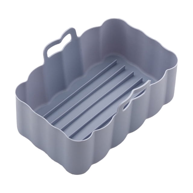 CSChome Plat à Cuisson Rectangulaire en Silicone Multi-Usage Chauffé Uniformément Étanche Facile à Nettoyer Silicone