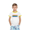 thumbnail image 4 of hengsof Boys Basic Short Sleeve Shirt , Simple Casual Crew Neck Top, Soft Comfortable Everyday Pullover for Children 3-14 Years, 4 of 7