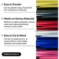 thumbnail image 3 of Chameleon Heat Transfer Vinyl Sheets HTV Vinyl Bundle 6 Colors, 3 of 10