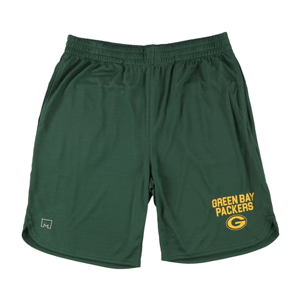 G-III Sports Mens Green Bay Packers Athletic Workout Shorts pac L
