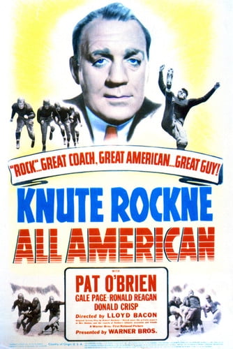 ronald reagan knute rockne