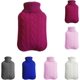 thumbnail image 5 of Bolsa de agua caliente de 2 l, funda de punto suave, bolsa de agua caliente para preservar el calor, funda de punto a prueba de explosiones para bolsa de agua caliente (blanco), 5 of 5