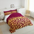 thumbnail image 3 of Manfei Wildlife Cheetah 3 Pieces Queen Comforter Set,Abstract Gradient Ultra Soft Bedding Sets,Sequin Print Bedding Comforter Set,Ultra Soft Animal Room Decorative,Reversible, 3 of 8