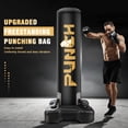 thumbnail image 2 of Set de saco de boxeo pesado con soporte y guantes JUOIFIP, 2 of 9