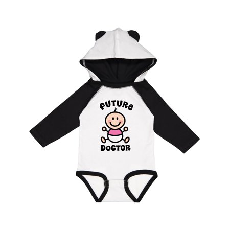 

Inktastic Future Doctor Gift for Girls Gift Baby Girl Long Sleeve Bodysuit