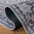 thumbnail image 6 of SAFAVIEH Serapi Amable Oriental Machine Washable Runner Rug, Grey/Pink, 2' x 9', 6 of 12