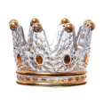 thumbnail image 1 of Crown Tealight Holder Decoración Barras de  Stand Decoración Piedra naranja Gloria Soporte portavelas, 1 of 7