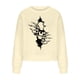 thumbnail image 4 of Moda mujer Casual impresión cuello redondo manga larga suelta camiseta otoño blusa pulóver Tops Pompotops FGAJ10501, 4 of 7