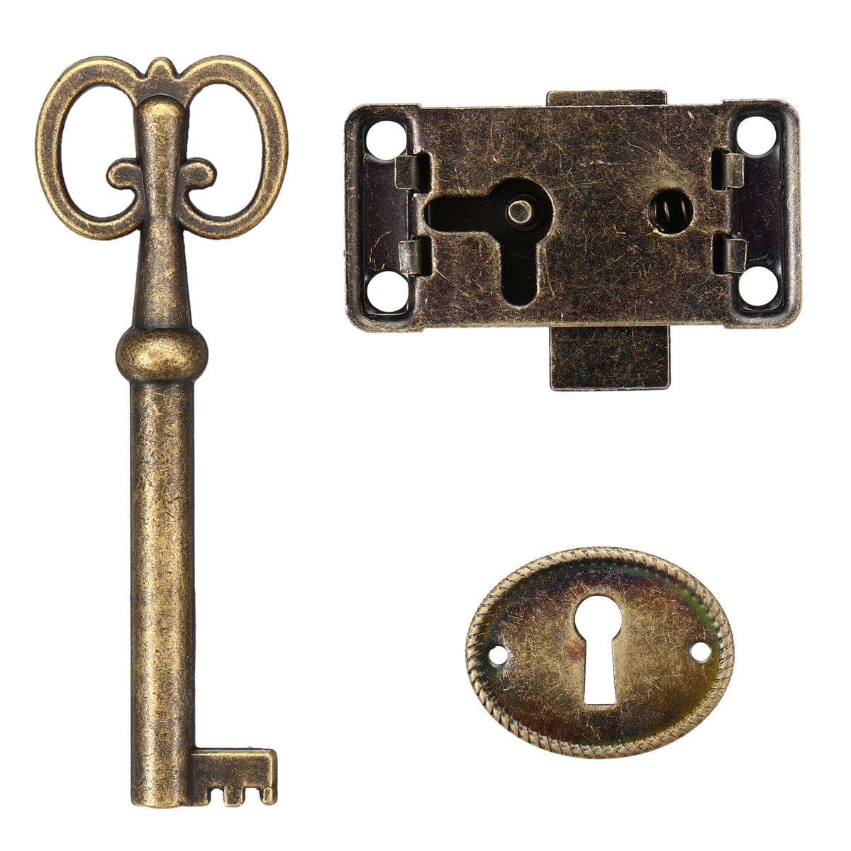 Vintage Cabinet Door Lock Set Cupboard Door Lock Cabinet Lock With Key For Drawers Furniture Case Walmart Canada
