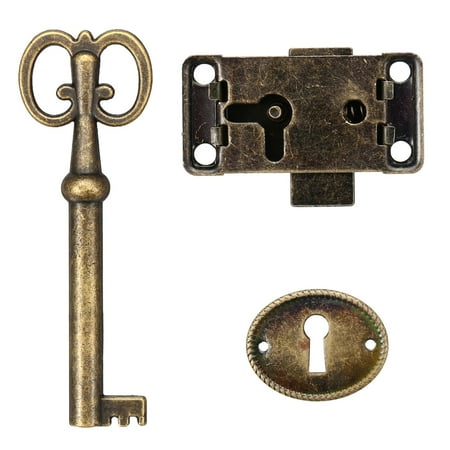 Meigar Vintage Cabinet Door Lock Set Cupboard Door Lock Cabinet