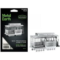 Model Kit San Francisco Cable Car "Powel & Mason St" (Easy Difficulty) Steel Model by Metal Earth