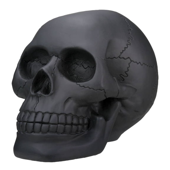 YTC SUMMIT 7749 Gorgeous Black Skull Figurine Statue