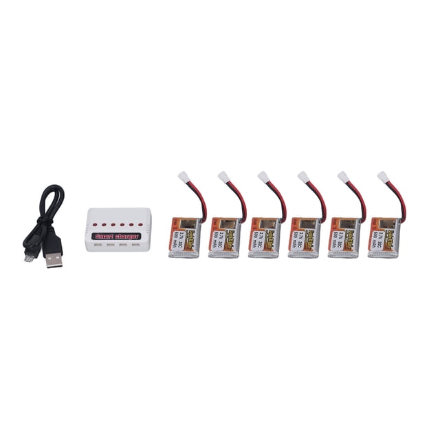 Li Poly RC Battery, 3.7V 1S Lipo Battery Pack For RC Car ANGGREK Li Poly RC Battery