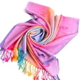 thumbnail image 4 of Prolriy Scarf for Women Lady Fashion Folk-Custom Retro Tassel Scarf Wrap Shawl Travel Scarves Shawl Scarf Multicolorc, 4 of 9
