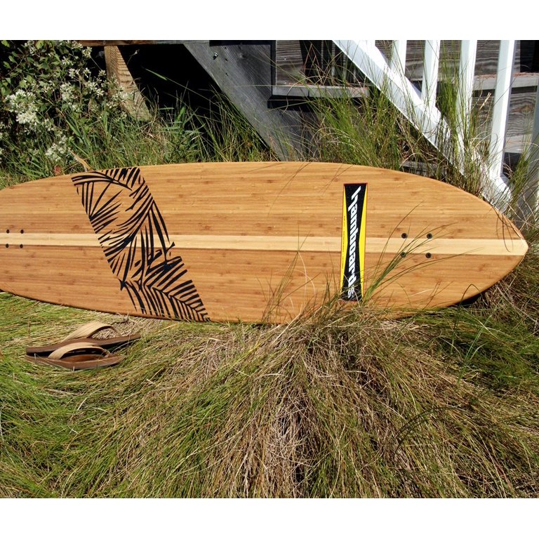 Hamboards Pinger Surf Skateboard Bamboo Smoke Stacks 5'7