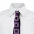 thumbnail image 3 of Necktie, Nested Ornamental Squares, 3.7", Quartz Mauve, by Ambesonne, 3 of 4