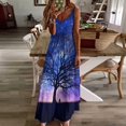 thumbnail image 2 of Tree with Life Design Sleeveless Dress Woman Fashion Long Dresses Women's Summer Suit Dress 2025, 2 of 6