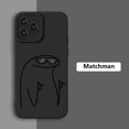 thumbnail image 3 of Funda de silicona con dibujos animados de Matchman para IPhone, carcasa bonita para IPhone 16, 15, 14, 13 Pro Max, 12 Mini, 11 pro, XS, XR, X, 7, 8 Plus, SE 2020, 3 of 5
