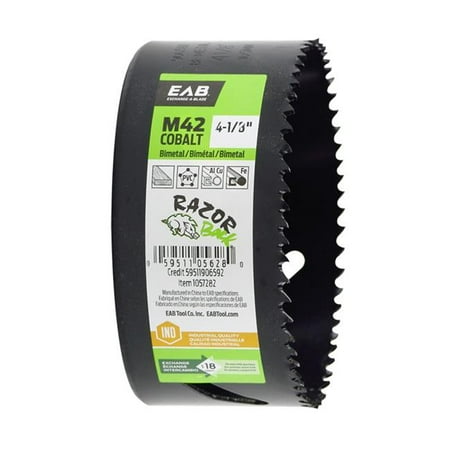 

Razor Back 1057282 4.12 in. M42 Industrial Hole Saw - Recyclable Exchangeable