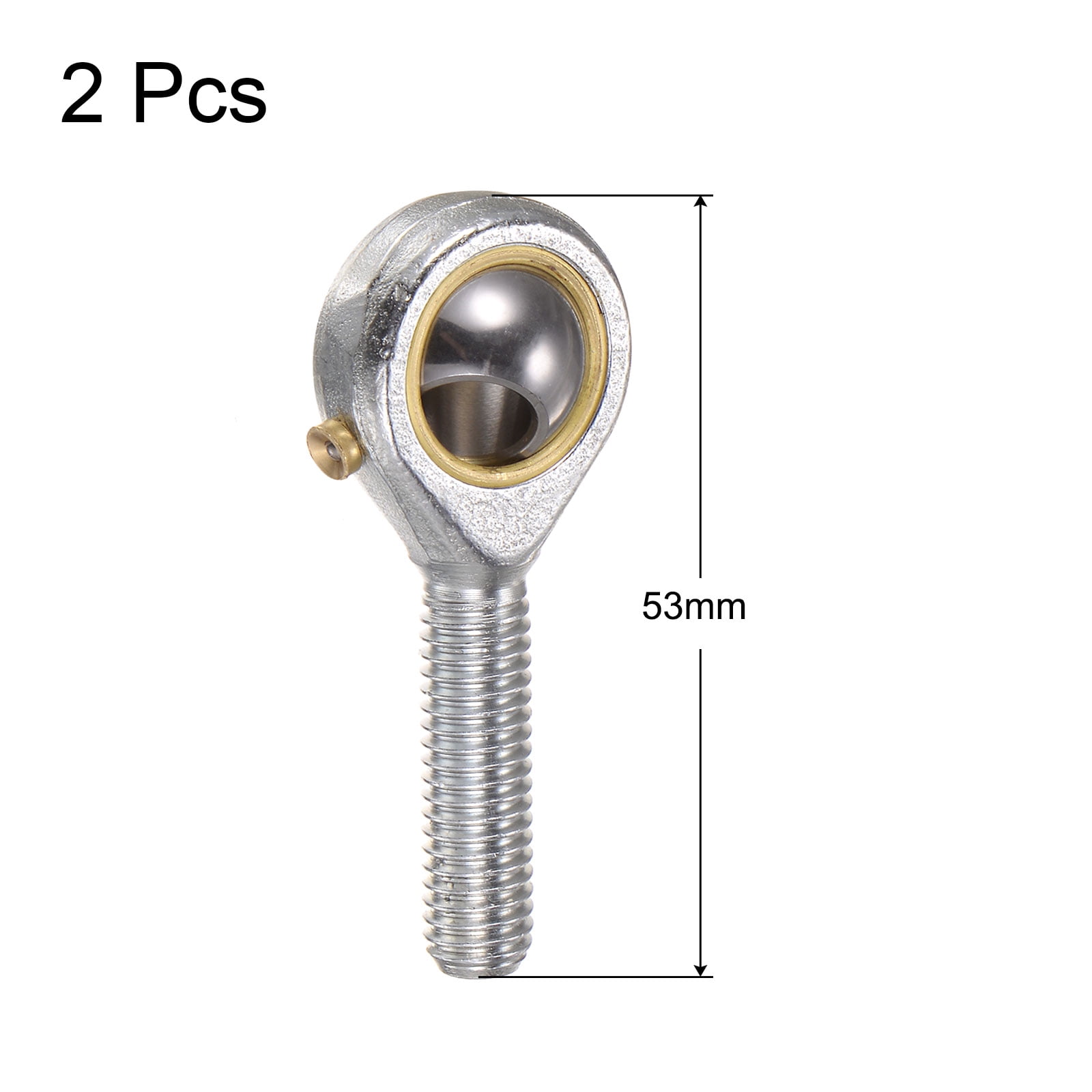 Unique Bargains Male Rod End Bearing Right Hand Thread Includes Jam Nut 53mm