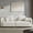 Beige Sofa, variant on Morden Fort 91.75" Boucle 3-Seater Sofa with Round Bolster Pillows, Modern Curved Cloud Couch for Living Room, Bedroom, Apartment
